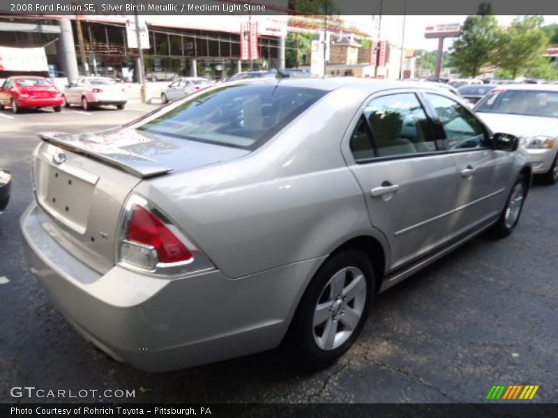 Silver Birch Metallic / Medium Light Stone 2008 Ford Fusion SE