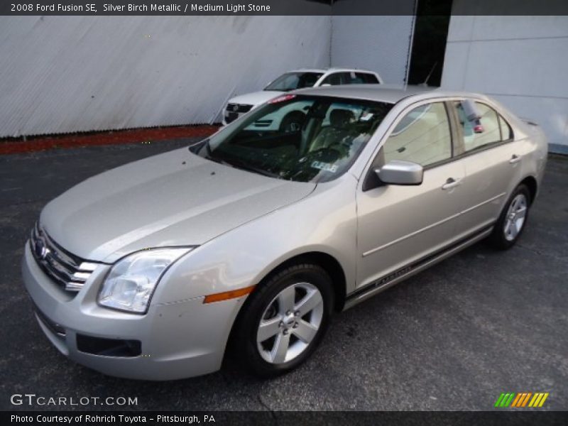 Silver Birch Metallic / Medium Light Stone 2008 Ford Fusion SE