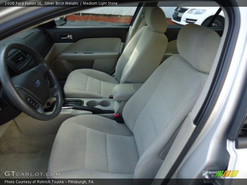Silver Birch Metallic / Medium Light Stone 2008 Ford Fusion SE