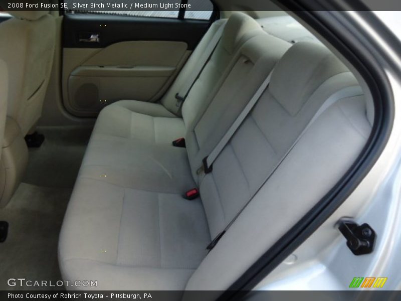 Silver Birch Metallic / Medium Light Stone 2008 Ford Fusion SE