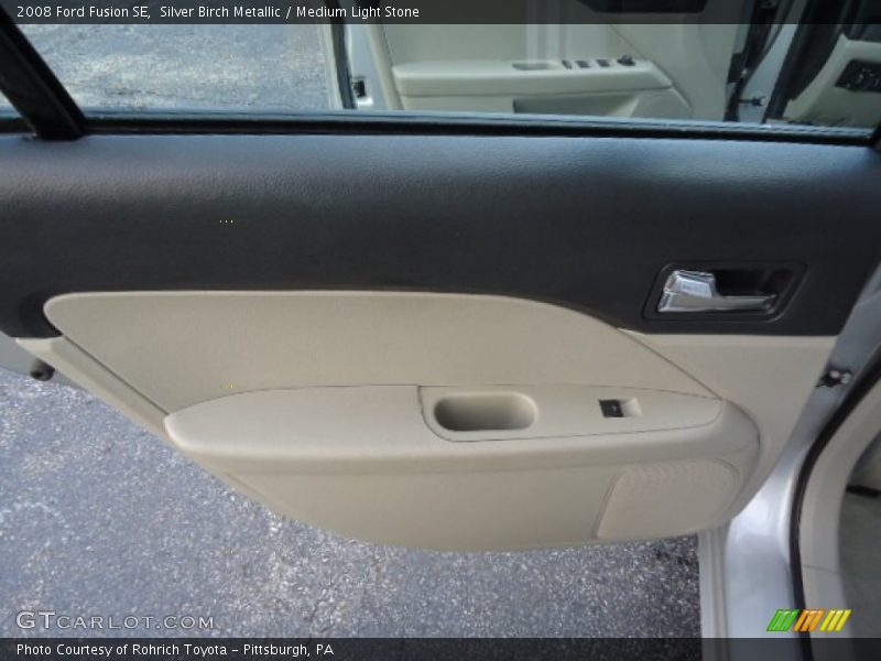 Silver Birch Metallic / Medium Light Stone 2008 Ford Fusion SE