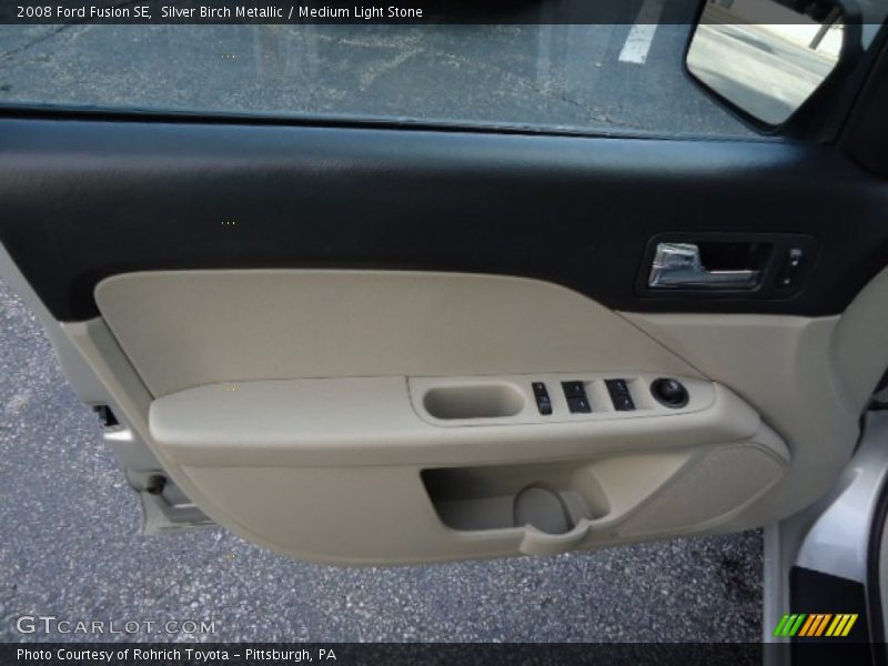 Silver Birch Metallic / Medium Light Stone 2008 Ford Fusion SE