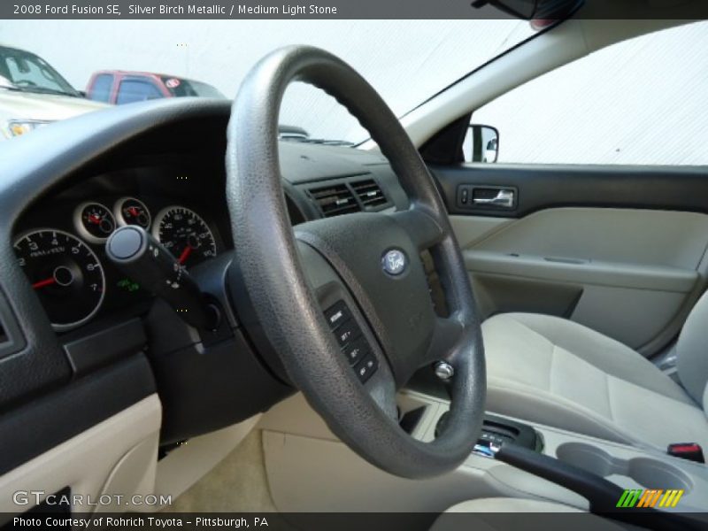 Silver Birch Metallic / Medium Light Stone 2008 Ford Fusion SE