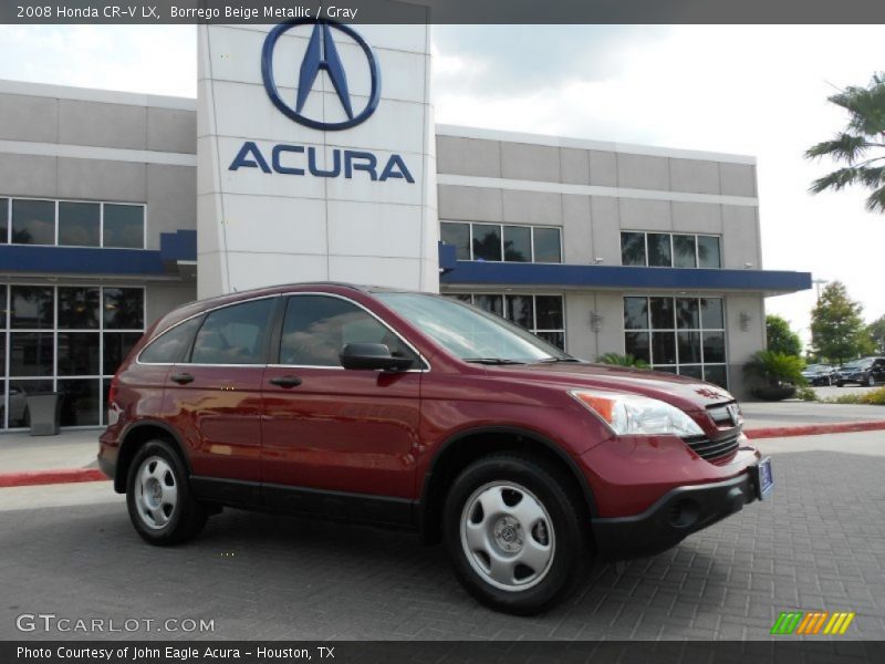 Borrego Beige Metallic / Gray 2008 Honda CR-V LX