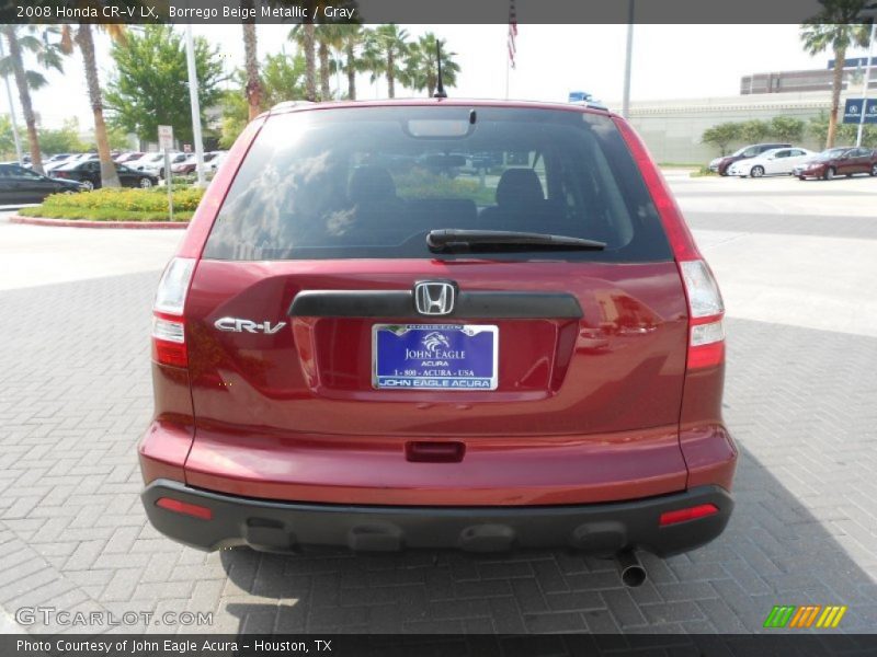 Borrego Beige Metallic / Gray 2008 Honda CR-V LX