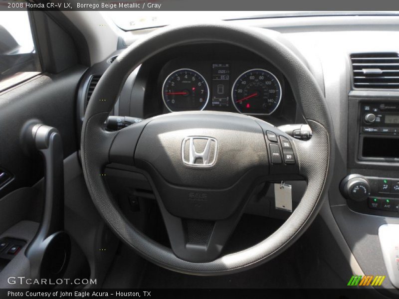 Borrego Beige Metallic / Gray 2008 Honda CR-V LX