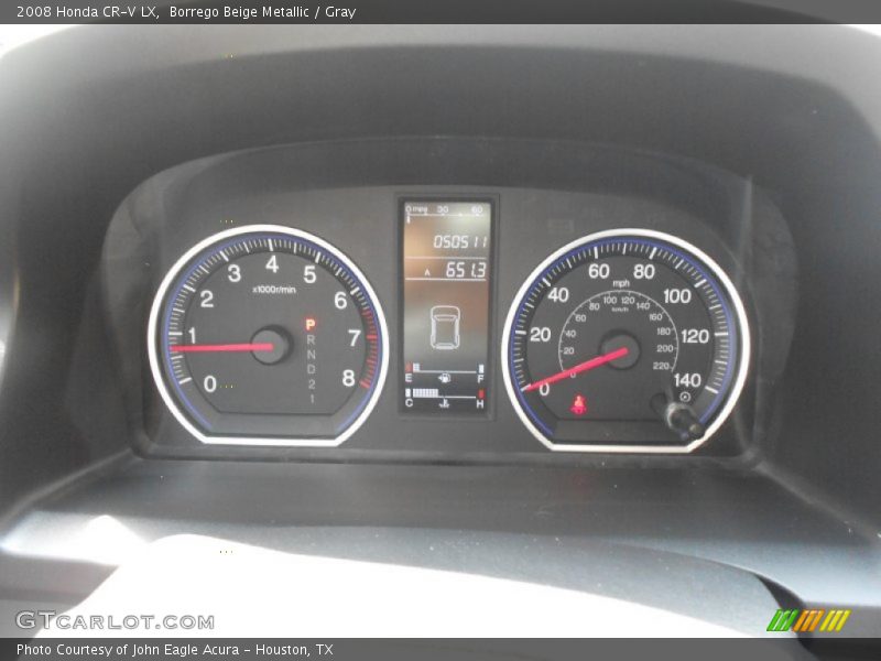 Borrego Beige Metallic / Gray 2008 Honda CR-V LX