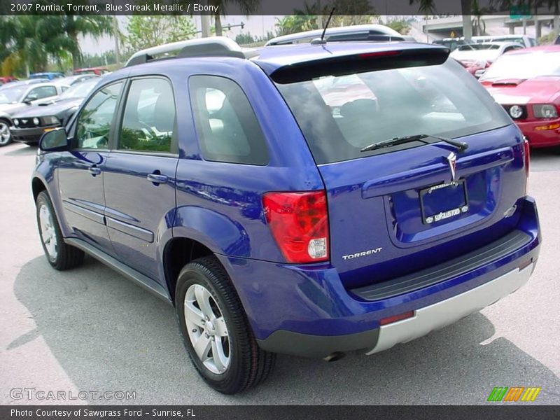 Blue Streak Metallic / Ebony 2007 Pontiac Torrent