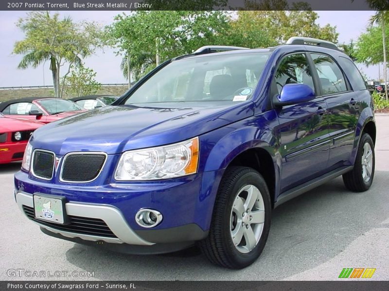 Blue Streak Metallic / Ebony 2007 Pontiac Torrent
