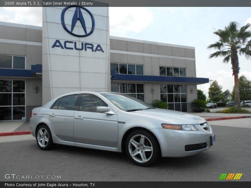 Satin Silver Metallic / Ebony 2005 Acura TL 3.2