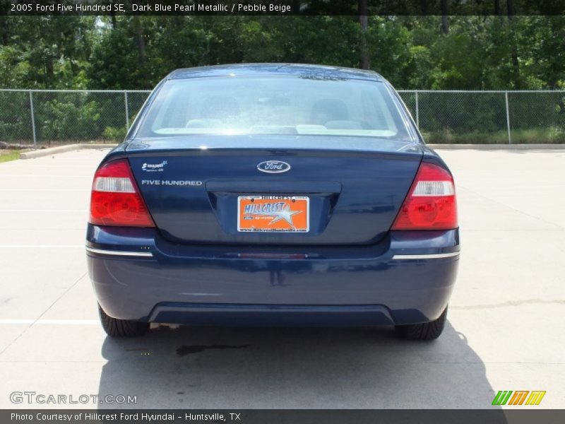 Dark Blue Pearl Metallic / Pebble Beige 2005 Ford Five Hundred SE