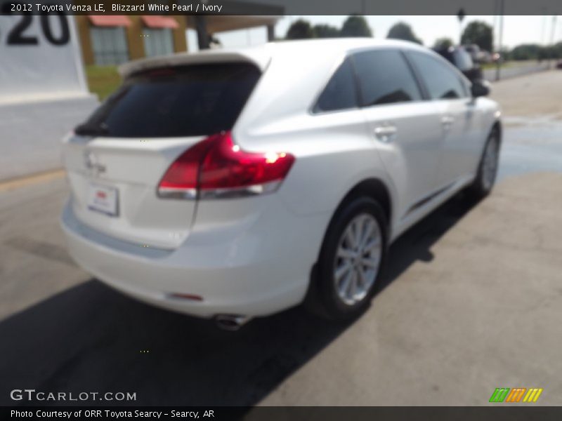 Blizzard White Pearl / Ivory 2012 Toyota Venza LE
