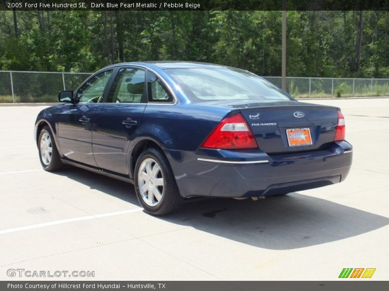 Dark Blue Pearl Metallic / Pebble Beige 2005 Ford Five Hundred SE