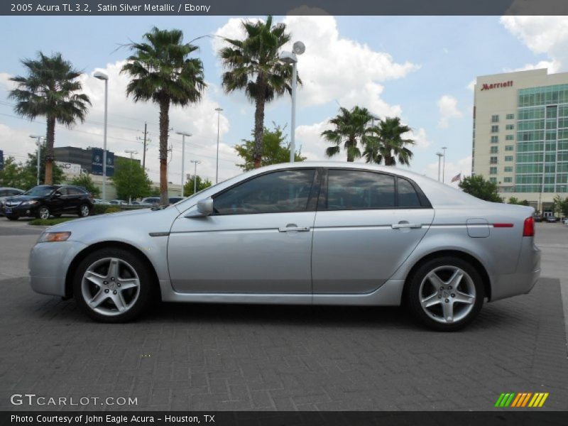 Satin Silver Metallic / Ebony 2005 Acura TL 3.2