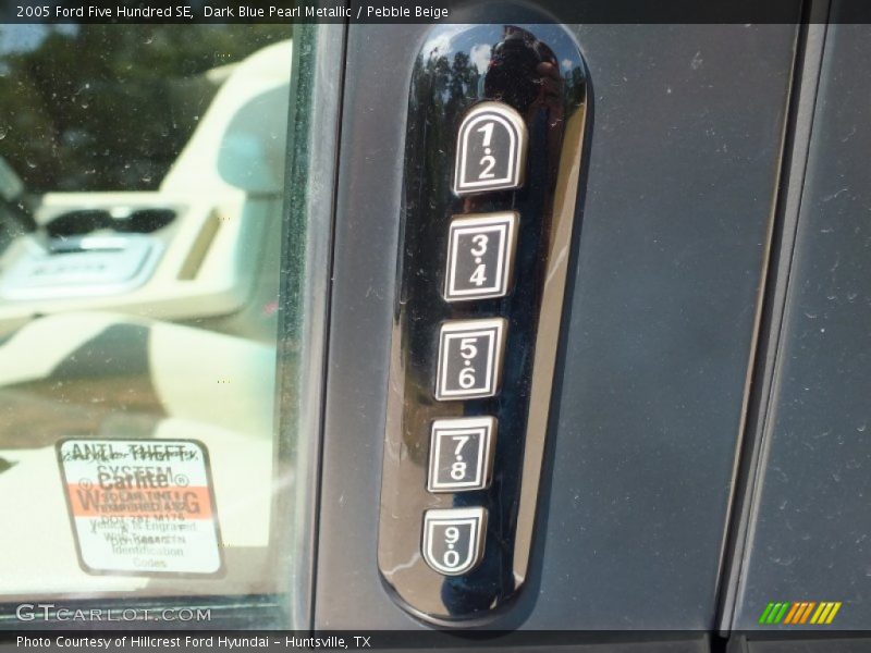 Dark Blue Pearl Metallic / Pebble Beige 2005 Ford Five Hundred SE
