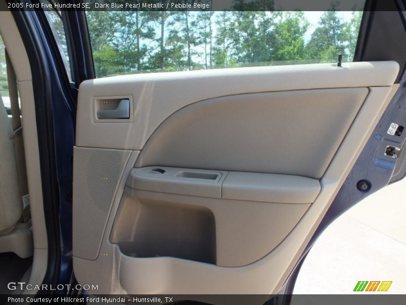 Dark Blue Pearl Metallic / Pebble Beige 2005 Ford Five Hundred SE