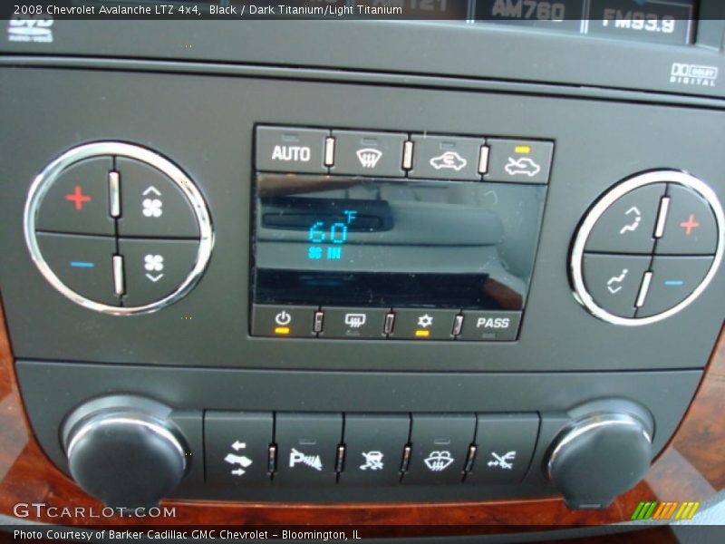 Black / Dark Titanium/Light Titanium 2008 Chevrolet Avalanche LTZ 4x4