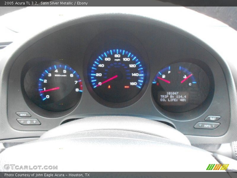 Satin Silver Metallic / Ebony 2005 Acura TL 3.2