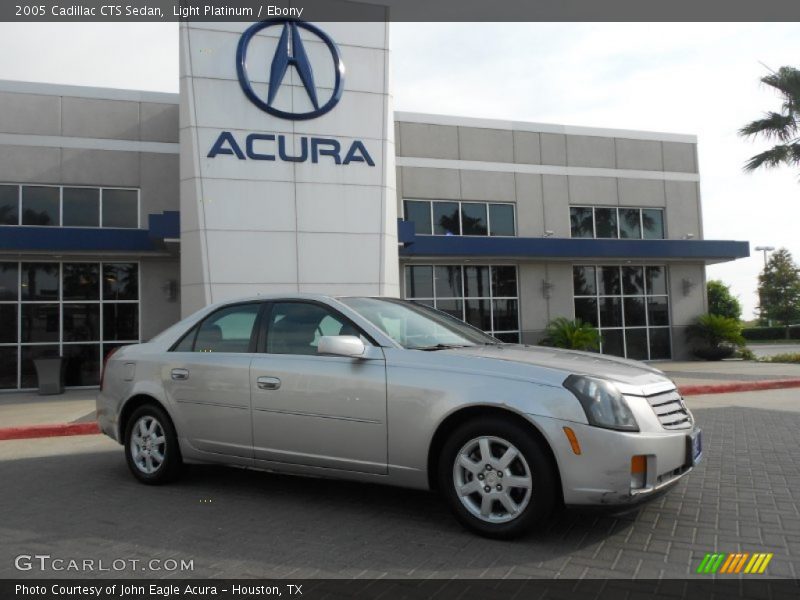 Light Platinum / Ebony 2005 Cadillac CTS Sedan