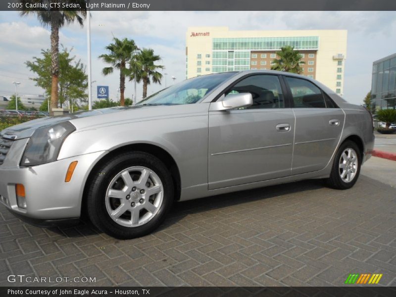 Light Platinum / Ebony 2005 Cadillac CTS Sedan