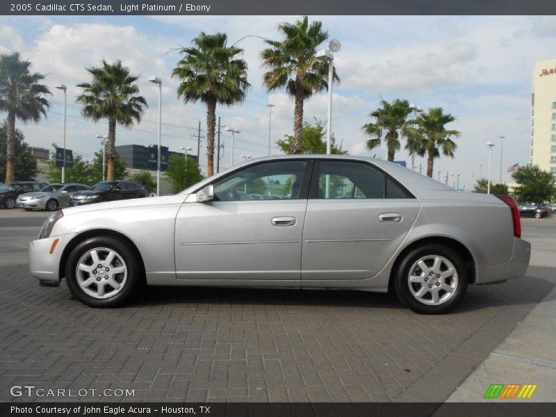 Light Platinum / Ebony 2005 Cadillac CTS Sedan