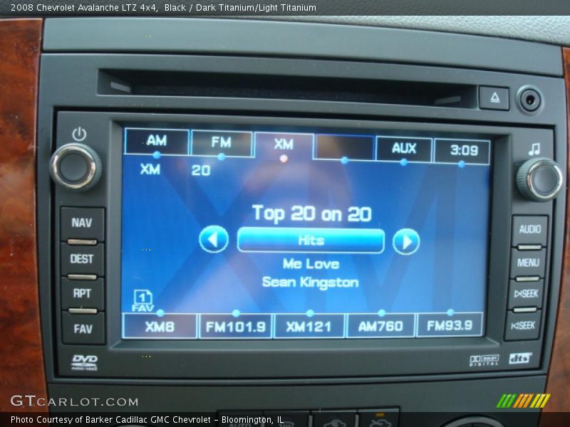Black / Dark Titanium/Light Titanium 2008 Chevrolet Avalanche LTZ 4x4