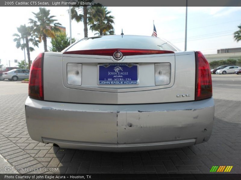 Light Platinum / Ebony 2005 Cadillac CTS Sedan