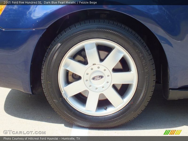 Dark Blue Pearl Metallic / Pebble Beige 2005 Ford Five Hundred SE