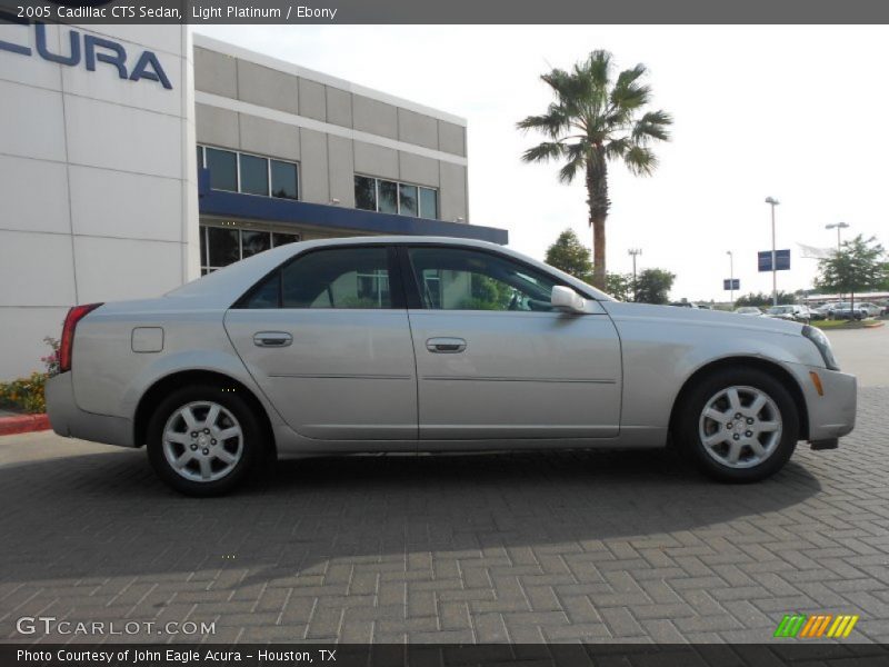 Light Platinum / Ebony 2005 Cadillac CTS Sedan