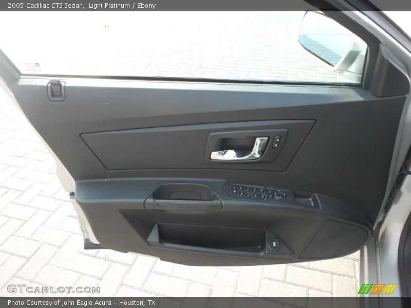 Light Platinum / Ebony 2005 Cadillac CTS Sedan
