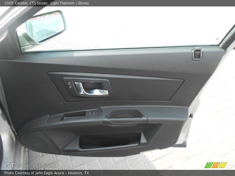 Light Platinum / Ebony 2005 Cadillac CTS Sedan