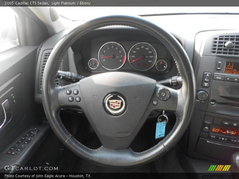 Light Platinum / Ebony 2005 Cadillac CTS Sedan