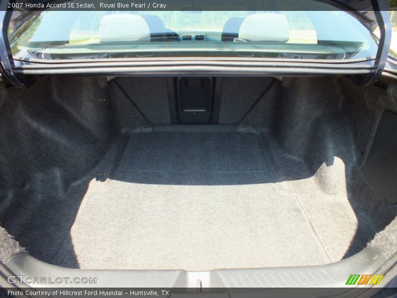 Royal Blue Pearl / Gray 2007 Honda Accord SE Sedan