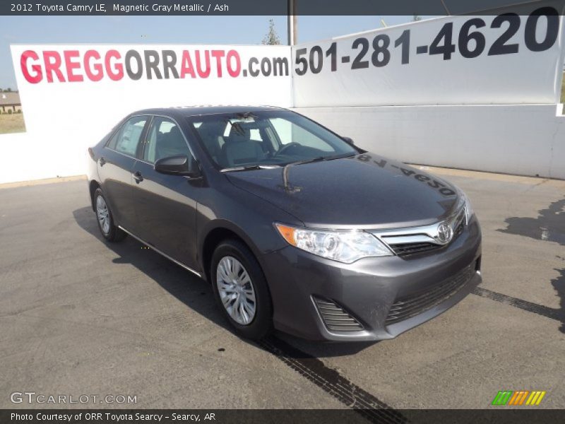 Magnetic Gray Metallic / Ash 2012 Toyota Camry LE