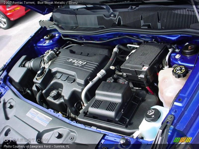 Blue Streak Metallic / Ebony 2007 Pontiac Torrent