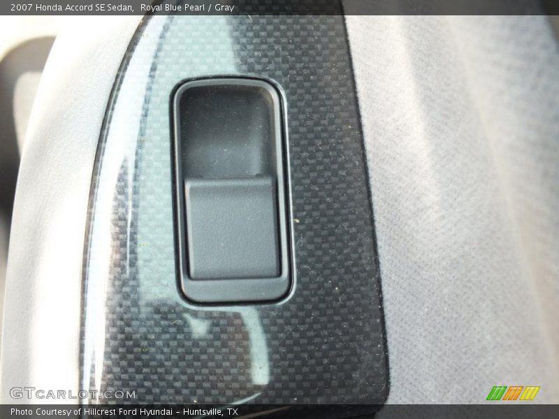 Royal Blue Pearl / Gray 2007 Honda Accord SE Sedan