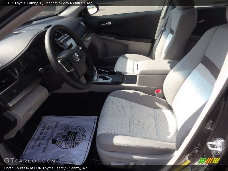 Magnetic Gray Metallic / Ash 2012 Toyota Camry LE