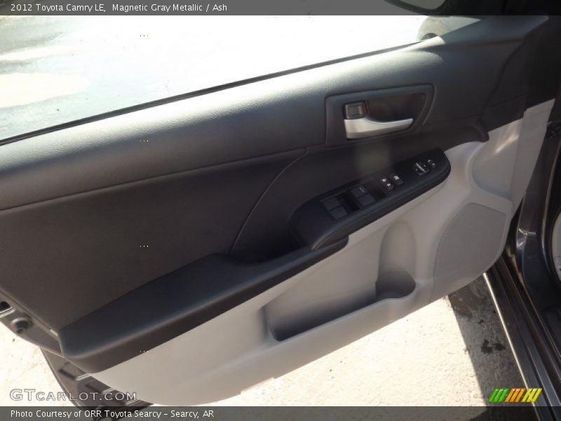 Magnetic Gray Metallic / Ash 2012 Toyota Camry LE