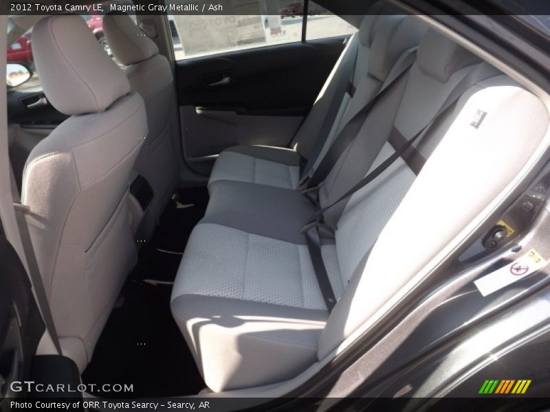 Magnetic Gray Metallic / Ash 2012 Toyota Camry LE