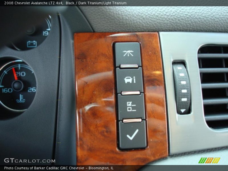 Black / Dark Titanium/Light Titanium 2008 Chevrolet Avalanche LTZ 4x4