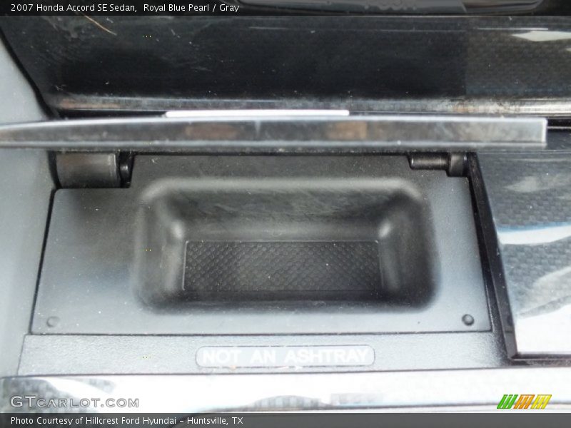 Royal Blue Pearl / Gray 2007 Honda Accord SE Sedan