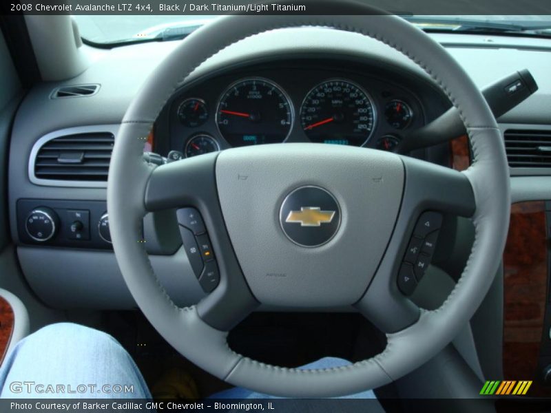 Black / Dark Titanium/Light Titanium 2008 Chevrolet Avalanche LTZ 4x4
