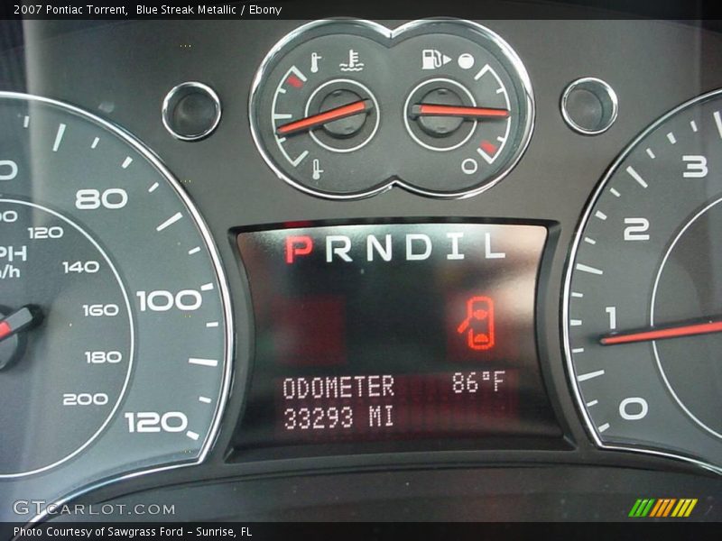Blue Streak Metallic / Ebony 2007 Pontiac Torrent