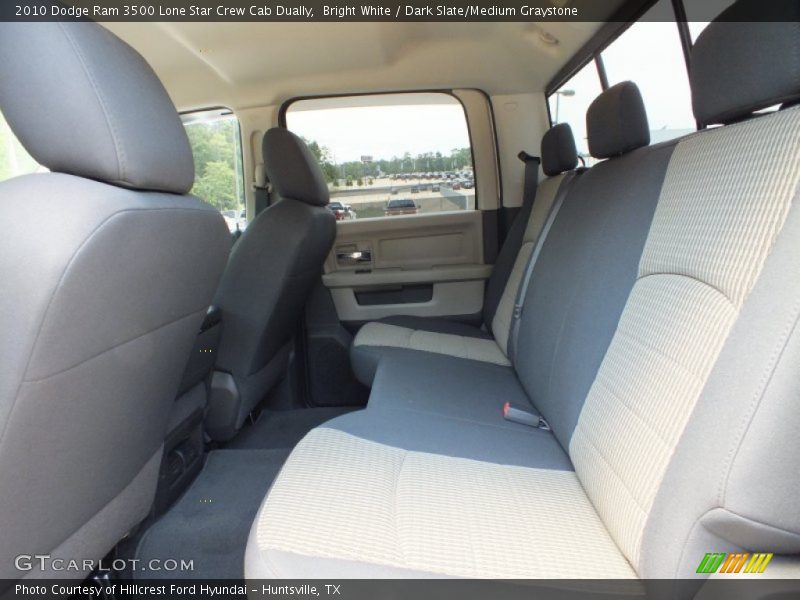 Rear Seat of 2010 Ram 3500 Lone Star Crew Cab Dually