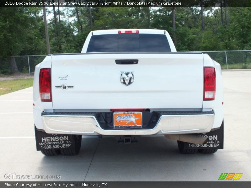 Bright White / Dark Slate/Medium Graystone 2010 Dodge Ram 3500 Lone Star Crew Cab Dually