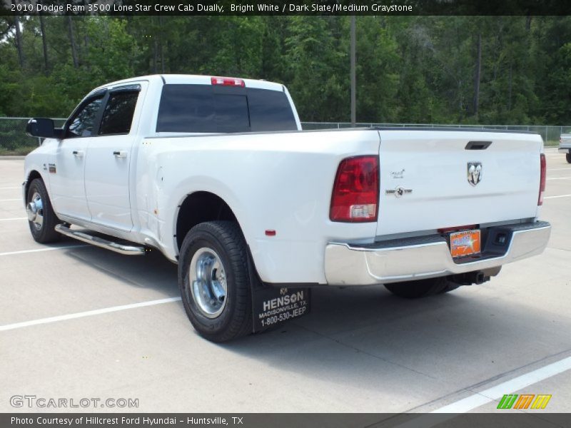 Bright White / Dark Slate/Medium Graystone 2010 Dodge Ram 3500 Lone Star Crew Cab Dually