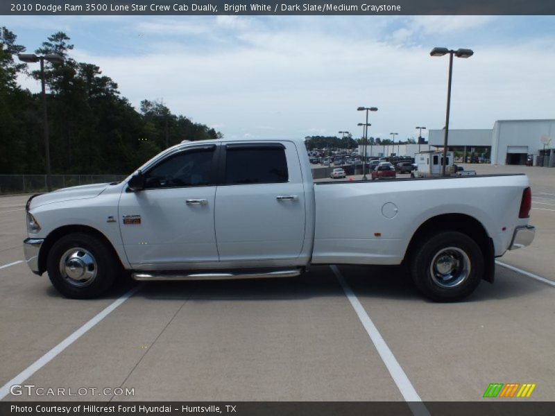 Bright White / Dark Slate/Medium Graystone 2010 Dodge Ram 3500 Lone Star Crew Cab Dually