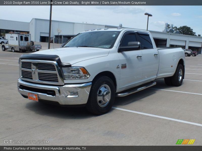 Bright White / Dark Slate/Medium Graystone 2010 Dodge Ram 3500 Lone Star Crew Cab Dually
