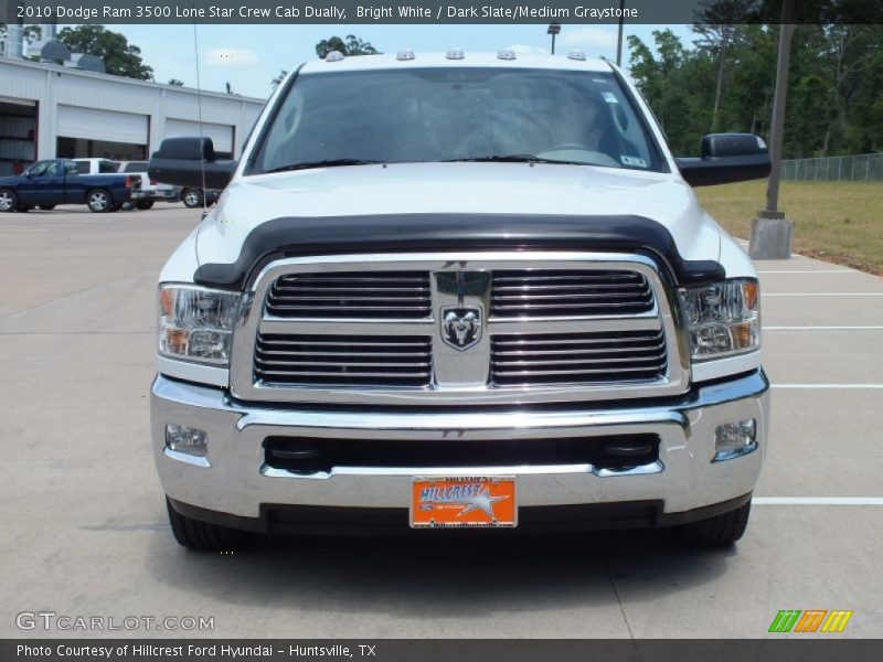 Bright White / Dark Slate/Medium Graystone 2010 Dodge Ram 3500 Lone Star Crew Cab Dually