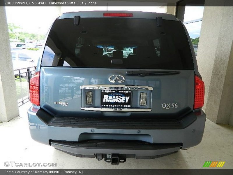 Lakeshore Slate Blue / Stone 2008 Infiniti QX 56 4WD